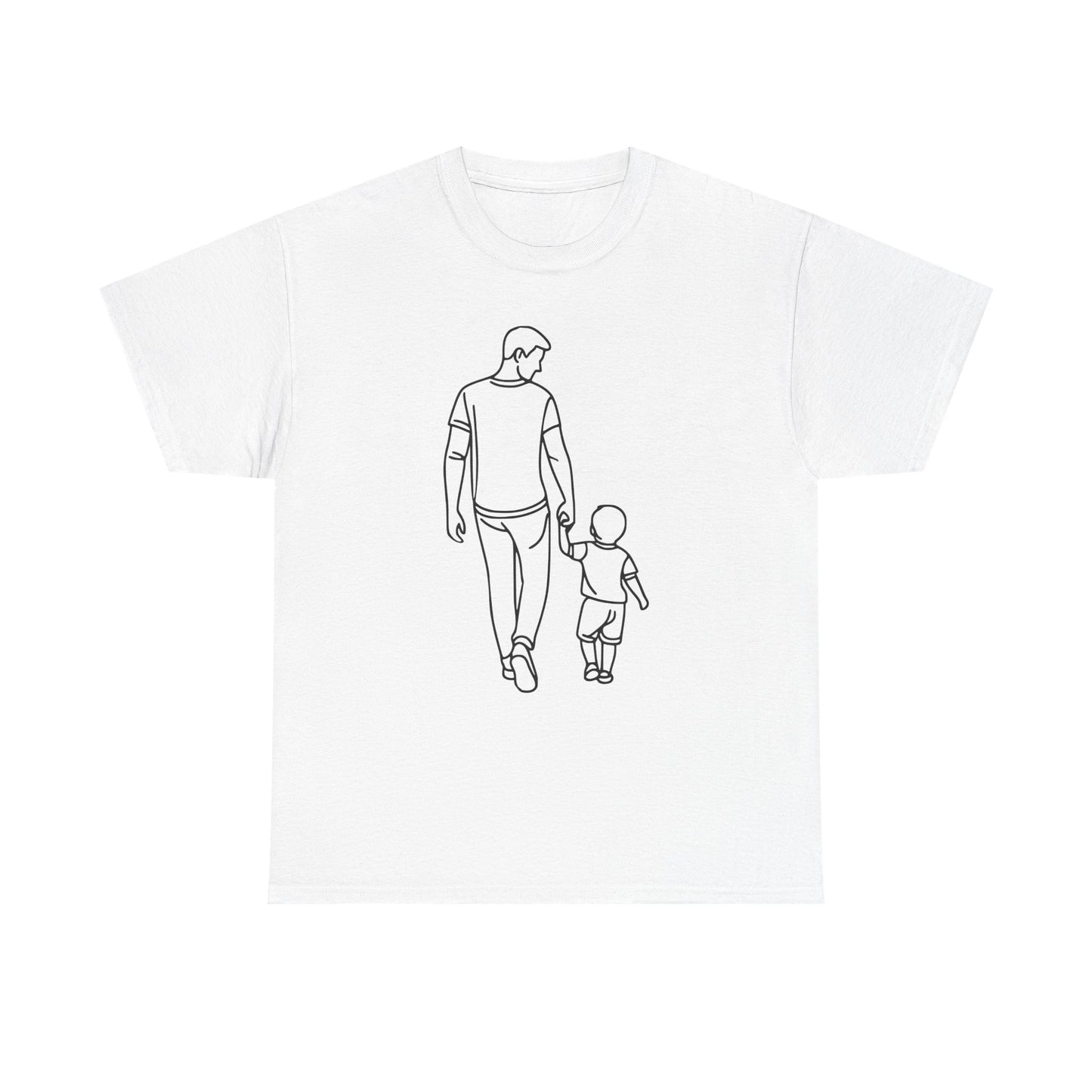 VADER EN ZOON T-Shirt — Schattig t-shirt van vader en zoon