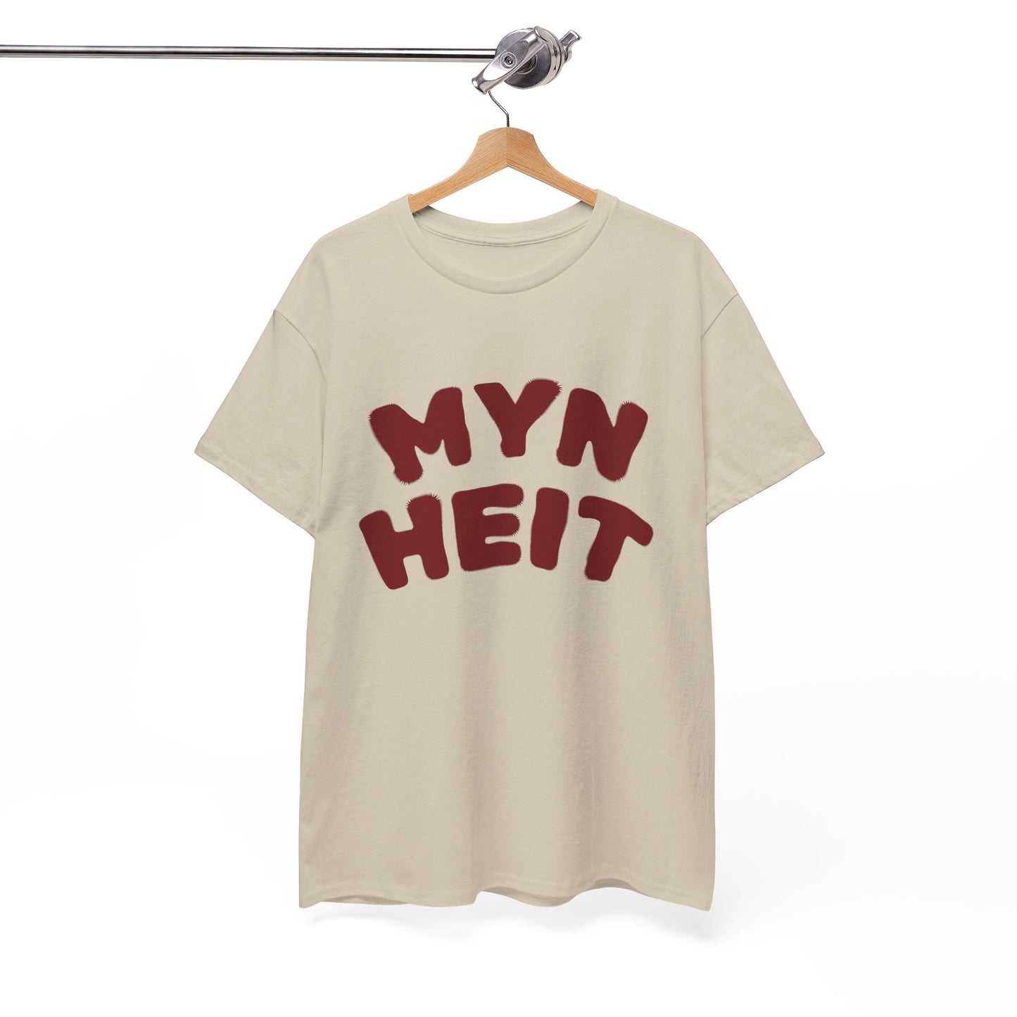 'MYN HEIT' T-Shirt - T-shirt met opdruk rood