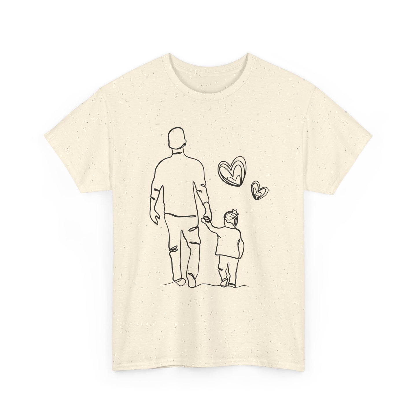 VADER EN DOCHTER T-Shirt — Schattig t-shirt van vader en dochter