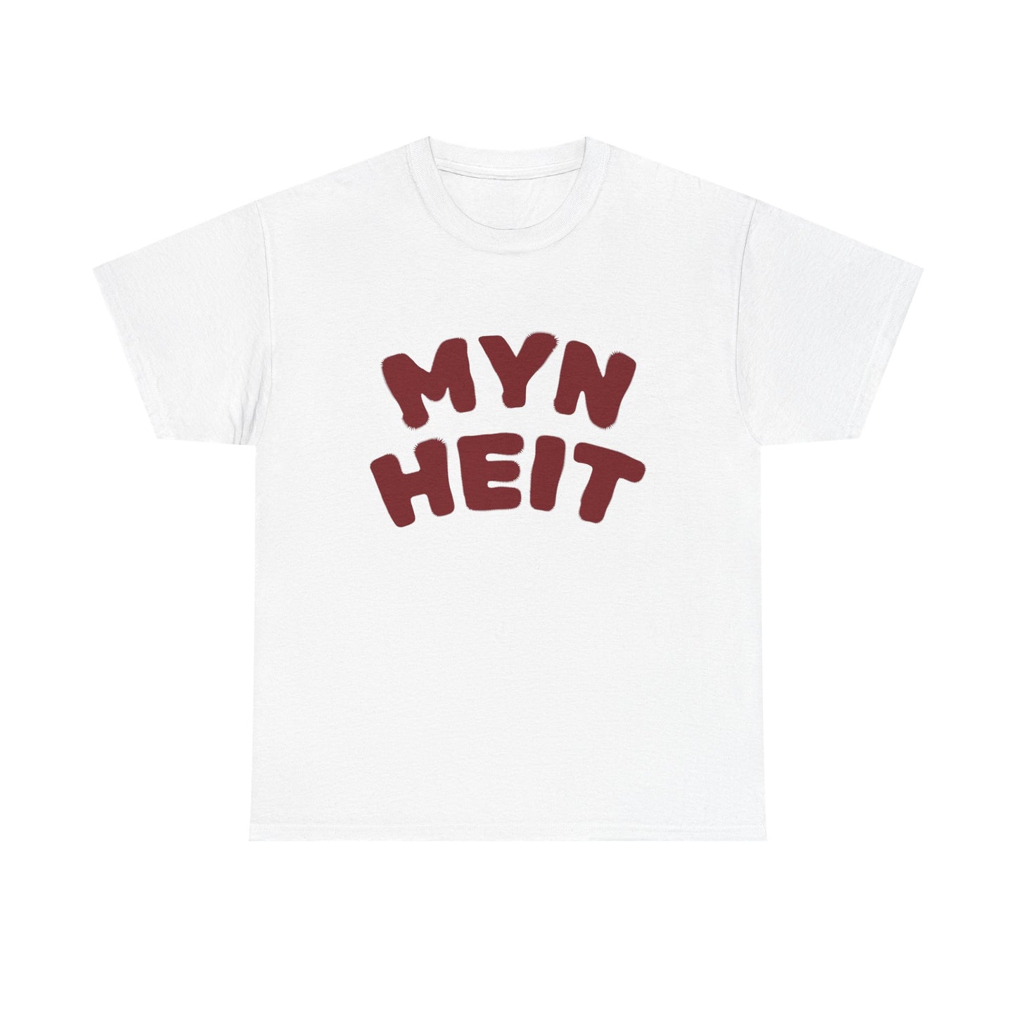 'MYN HEIT' T-Shirt - T-shirt met opdruk rood