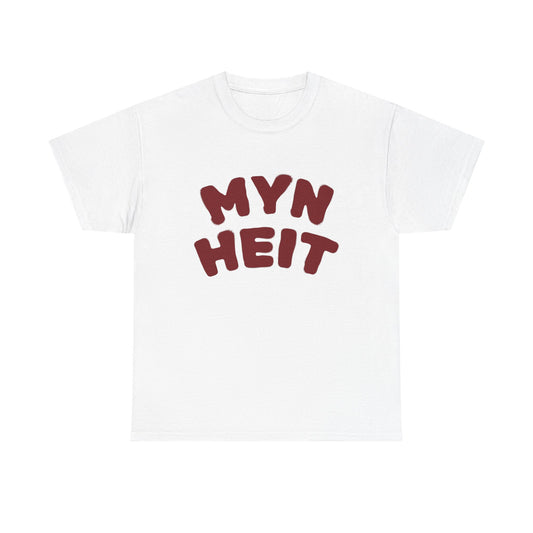 'MYN HEIT' T-Shirt - T-shirt met opdruk rood