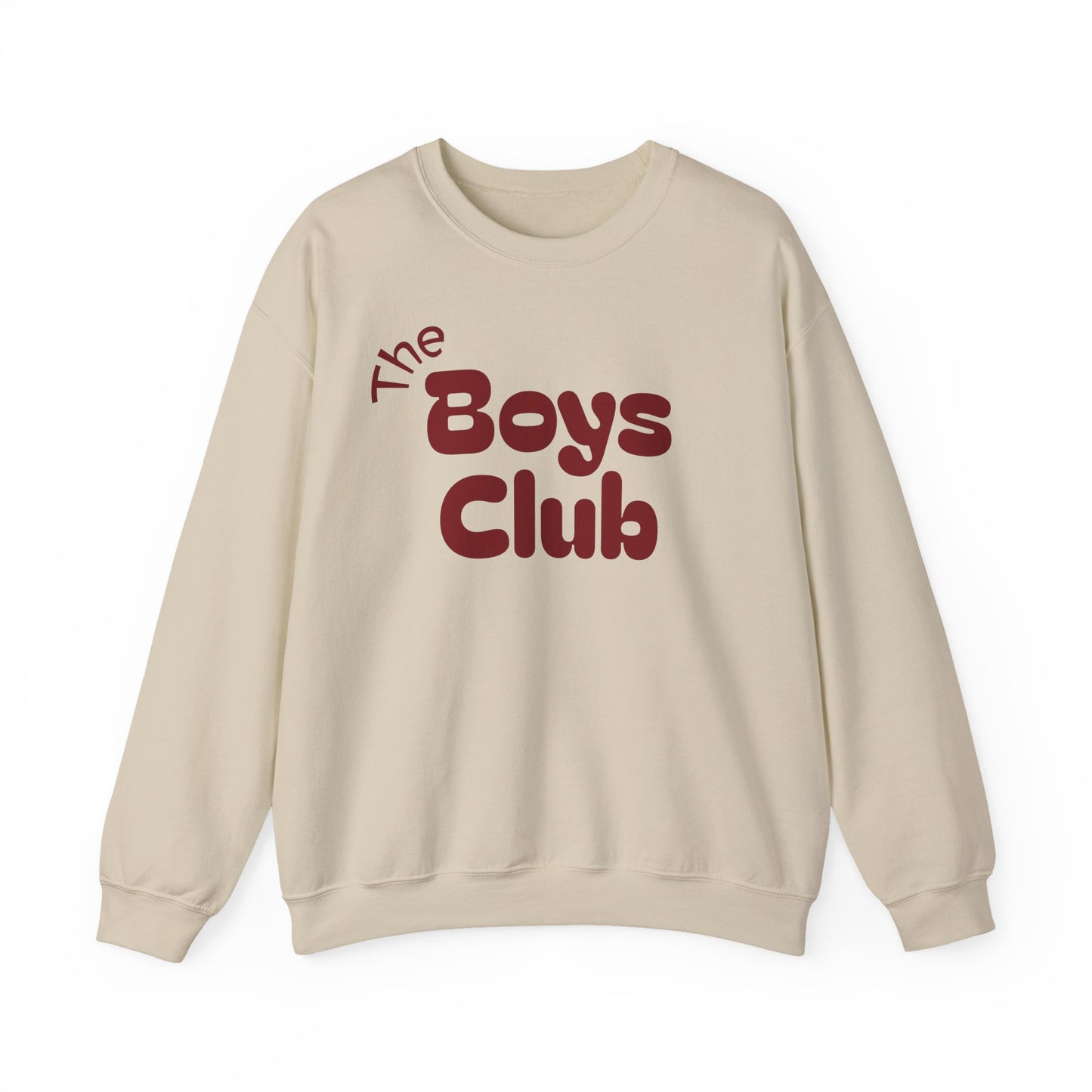 'The Boys Club' _ Trui / sweatshirt met opdruk voorkant rood