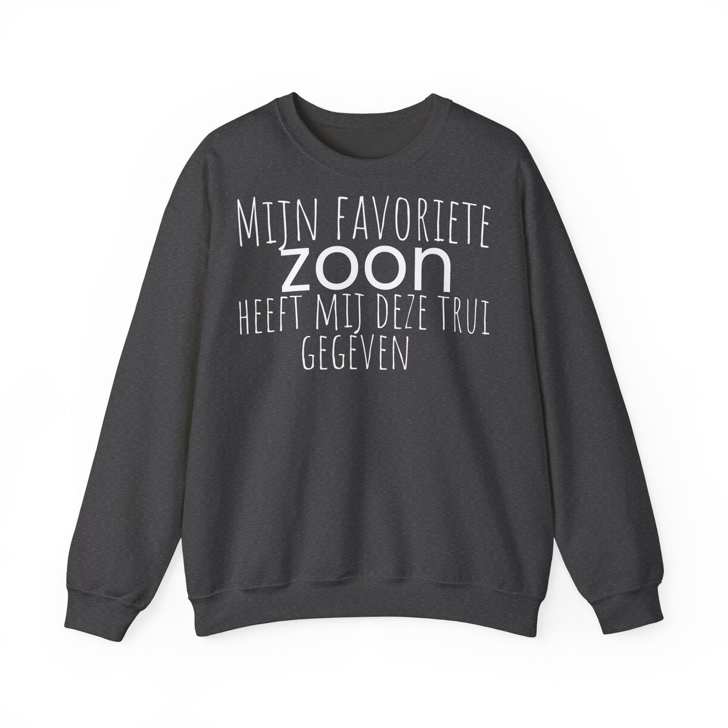 Copy of Crewneck Sweatshirt – "Mijn favoriete zoon heeft mij dit shirt gegeven" Dutch Gift for Mom